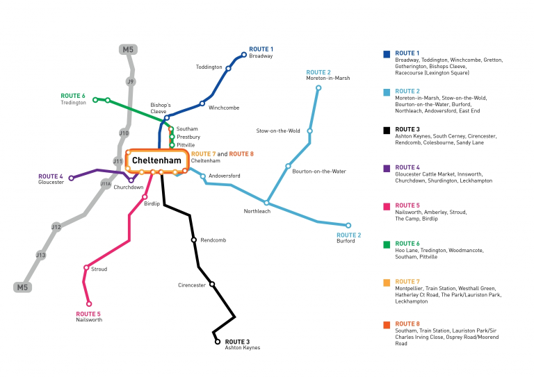 Bus Routes | Private Day School Cheltenham | Ashley Manor